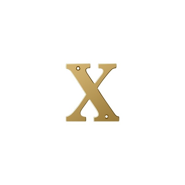 4 Residential Letter X, 10PK